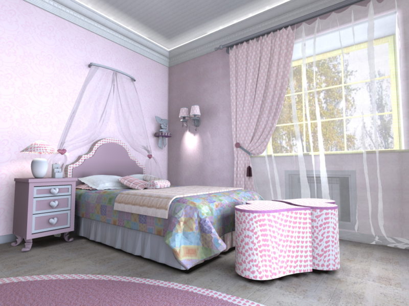 Дизайн спальни для девочки 8 лет